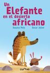 UN ELEFANTE EN EL DESIERTO AFRICANO