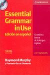 ESSENTIAL GRAMMAR IN USE SPANISH EDITION WITH ANSWERS