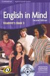 ENGLISH IN MIND - LEVEL 3 - STUDENT BOOK + DVD ROM
