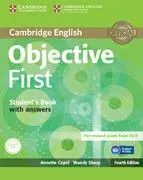 Objective First (4Th Ed. ) Workbook With Answers With Audio Cd (Fce 2015)