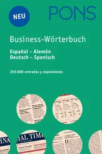 Pons - Business- Wörterbuch - Español-Alemán / Alem´n - Español
