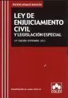 Ley de Enjuiciamiento Civil y Legislacion Especial