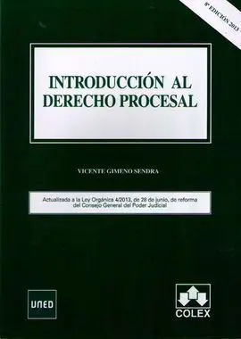 Introducción Al Derecho Procesal (8ª Ed. )