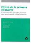 CLAVES DE LA REFORMA EDUCATIVA