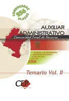 Auxiliar Administrativo Comunidad Navarra. Temario Vol. Ii