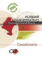 Auxiliar Administrativo Comunidad Foral de Navarra. Cuestionario