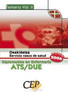 Temario Vol. ii - Diplomados en Enfermeria Ats/Due - Servicio Vasco de Salud - Osakidetza