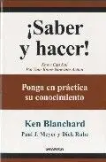 ¡Saber y Hacer!. Ponga en Práctica Su Conocimiento