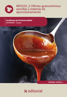 Ofertas Gastronómicas Sencillas y Sistemas de Aprovisionamiento. Hotr0408 - Coci