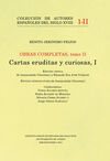 OBRAS COMPLETAS - TOMO II. CARTAS ERUDITAS Y CURIOSAS I
