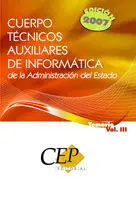 Temario Vol. iii - Cuerpo Técnicos Auxiliares de Informática de la Administración del Estado
