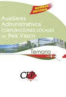 Temario - Auxiliares Administrativos Corporaciones Locales del País Vasco