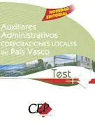 Test - Auxiliares Administrativos Corporaciones Locales Dal País Vasco