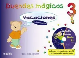 Vacaciones. Duendes Mágicos 3 Años, con Lectoescritura