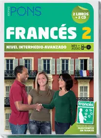 Curso Completo Pons Autoaprendizaje Francés B2 2 Libros + 2 Cd