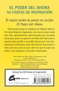 Cartas Poder del Ahora. Inspiracion (N/E)