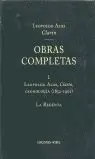 Obras Completas. 1: Cronologia (1852-1901). La Regenta