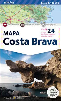 Costa Brava, Mapa