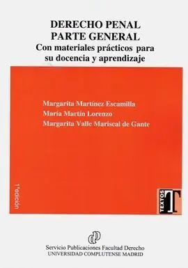 Derecho Penal. Parte General.