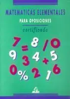 Matematicas Elementales para Oposiciones (Certificado)