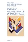 TEXTOS DE ARQUITECTURA DE LA MODERNIDAD