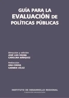 Guía para la Evaluación de Políticas Públicas