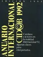 Anuario Internacional Cidob 1992 **Usado***