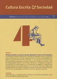 Cultura Escrita & Sociedad Nº 4 (Abril de 2007) - Alfabetización y Cultura Escrita Durante la Gu