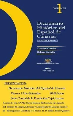2 Tomos. Diccionario Historico del Español de Canarias 2