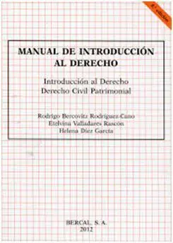 Manual de Introducción Al Derecho