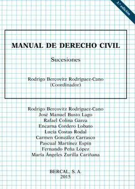 Manual de Derecho Civil. Derechos de Sucesiones
