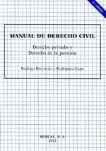 Manual de Derecho Civil Privado y Persona