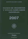 ELENCO DE GRANDEZAS Y TITULOS NOBILIARIOS ESPAÑOLES 2007