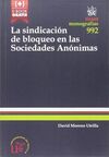 LA SINDICACIÓN DE BLOQUEO EN LAS SOCIEDADES ANÓNIMAS