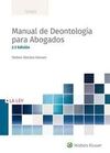 MANUAL DE DEONTOLOGIA PARA ABOGADOS 2ª ED