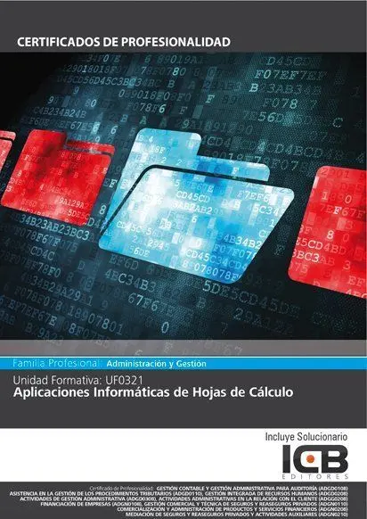 Uf0321: Aplicaciones Informáticas de Hojas de Cálculo (Excel 2010)