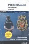 Policía Nacional, Escala Básica. Temario 2