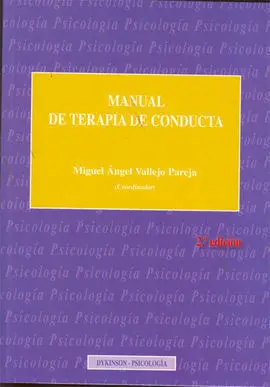 Manual de Terapia de Conducta