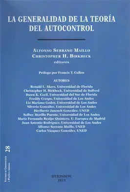 La Generalidad de la Teoría del Autocontrol