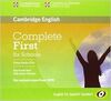 COMPLETE FIRST FOR SCHOOLS FOR SPANISH SPEAKERS CLASS AUDIO CDS(3)