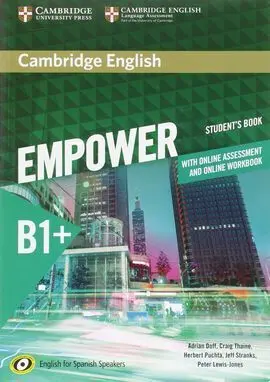 Cambridge English Empower For Spanish Speakers B1+ Student's Book With Online As