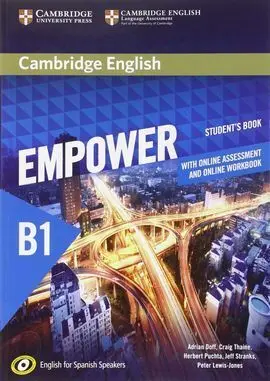 Cambridge English Empower For Spanish Speakers B1 Student's Book With Online Ass