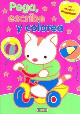 Pega, Escribe y Colorea