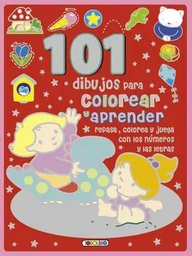 101 Dibujos para Colorear y Aprender Rojo