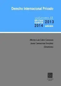 Derecho Internacional Privado. Vol Ii (2013)