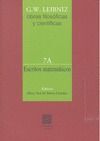 ESCRITOS MATEMÁTICOS 7B. OBRAS FILOSOFICAS Y CIENTIFICAS