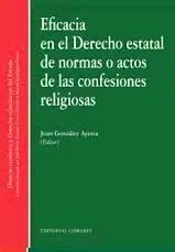 Eficacia en el Derecho Estatal de Normas o Actos de las Confesiones Religiosas