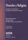 DERECHO Y RELIGIÓN: LECCIONES INTRODUCTORIAS DE DERECHO ECLESIÁSTICO ESPAÑOL