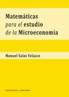 MATEMATICAS PARA EL ESTUDIO DE LA MICROECONOMIA