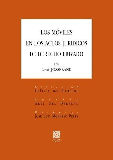 Móviles en los Actos Jurídicos de Derecho Privado